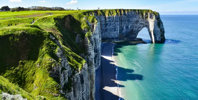 Falaises d’Étretat en Normandie