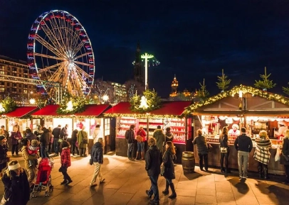 Marché de Noël à Edimbourg