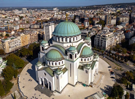 temple Saint-Sava à Belgrade